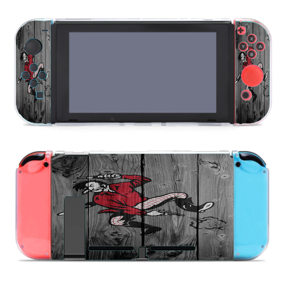 Old San Francisco 49Ers Nfl Logo Dark Wood Wallpaper Nintendo Switch Cover Case