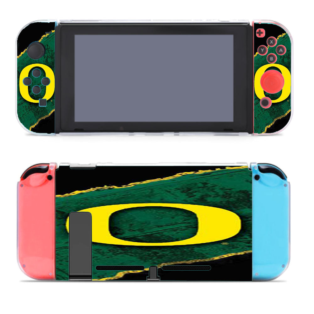 Oregon Ducks Green Strip Nintendo Switch Cover Case