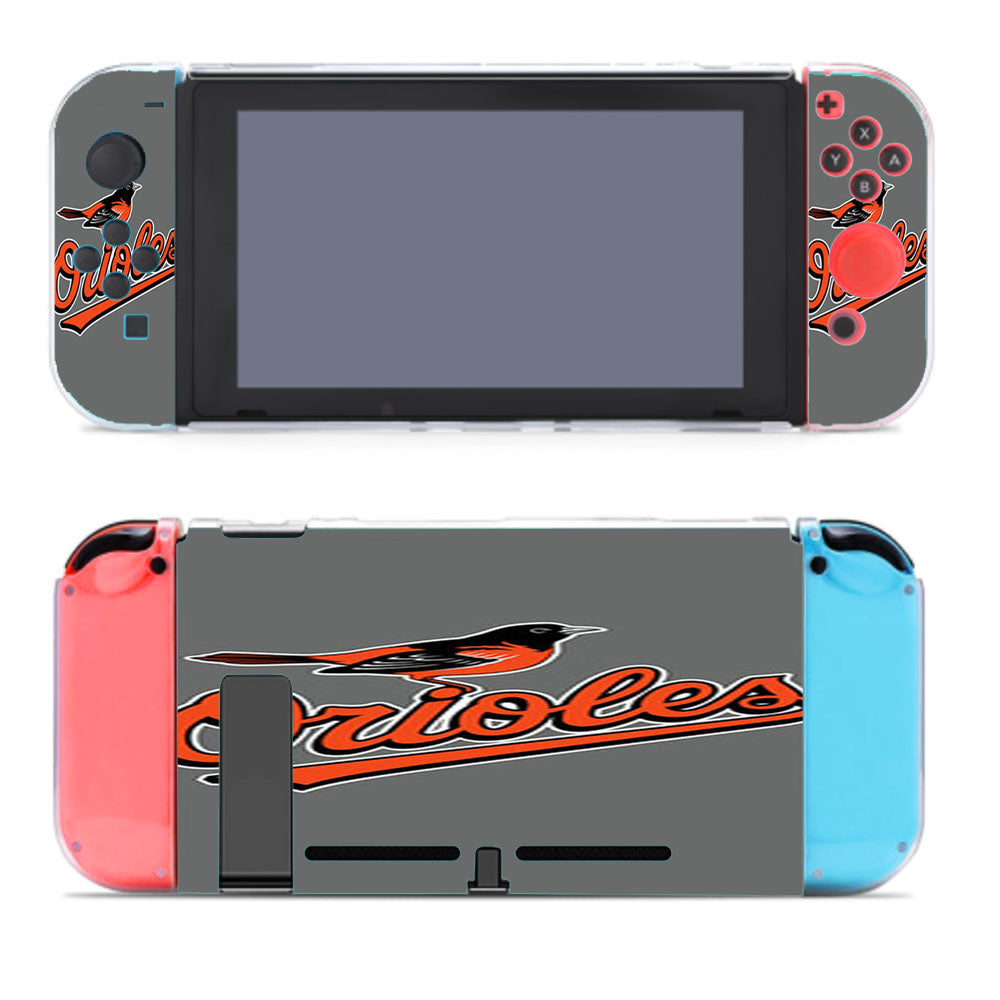 Orioles Baseball Logo Gray Nintendo Switch Cover Case