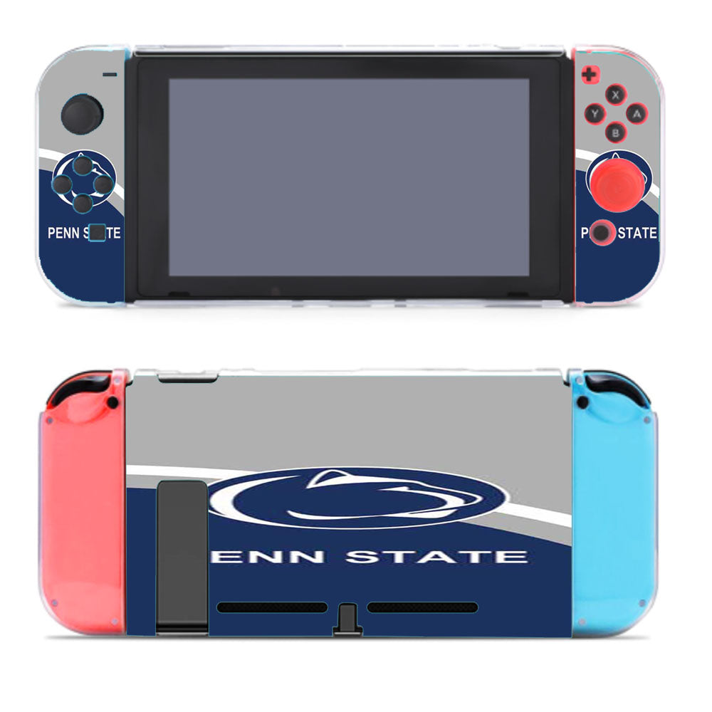Penn State Blue Grey Circle Nintendo Switch Cover Case