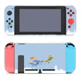 Peter Pan And Friends Flying Above New York Wallpaper Nintendo Switch Cover Case