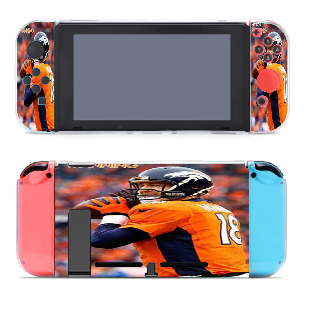 Peyton Manning Denver Broncos Nintendo Switch Cover Case
