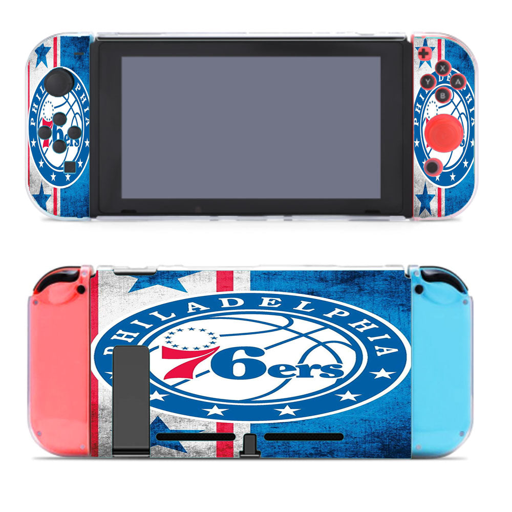 Philadelphia 76Ers Logo Flag Nintendo Switch Cover Case