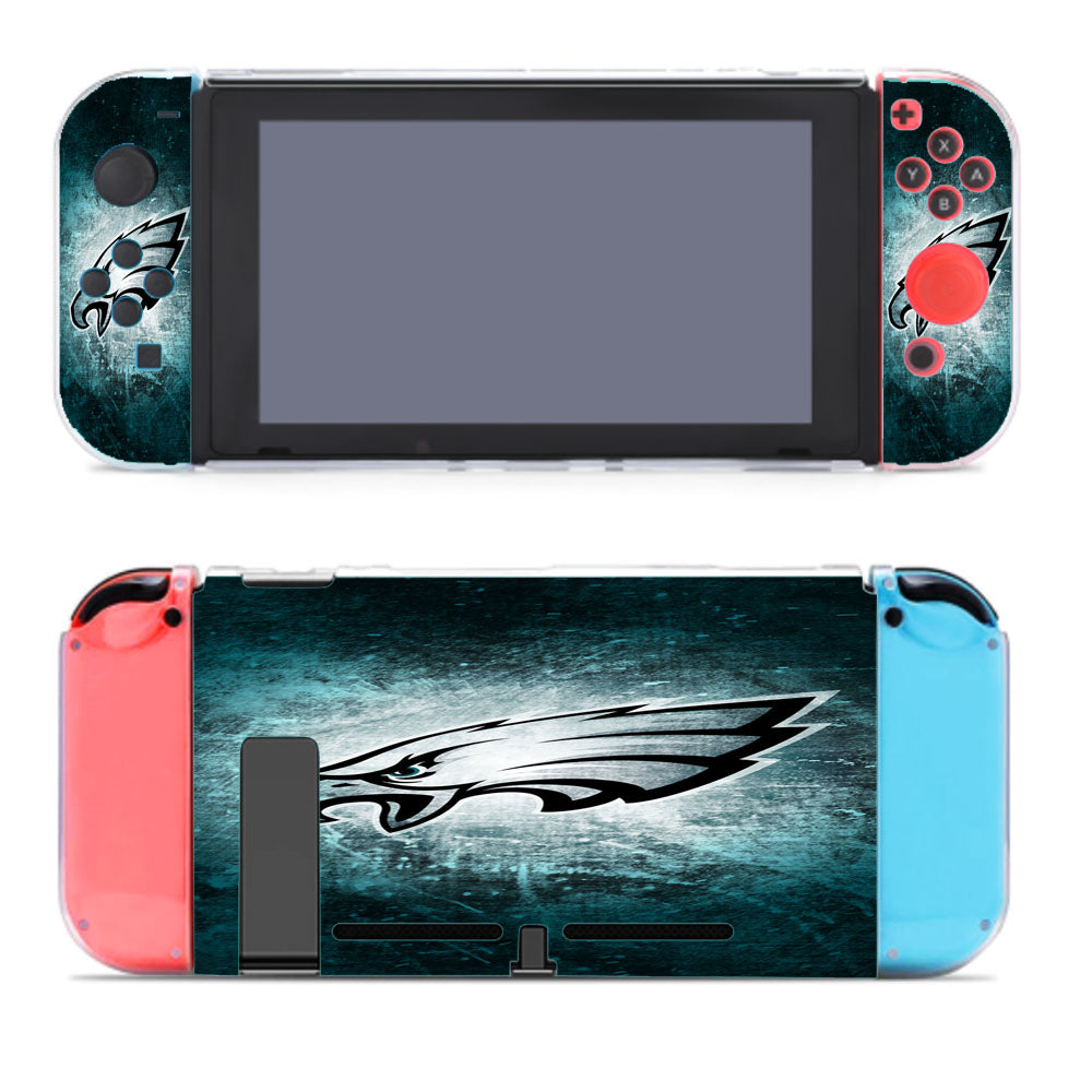 Philadelphia Eagles Grunge Texture Wallpaper Nintendo Switch Cover Case