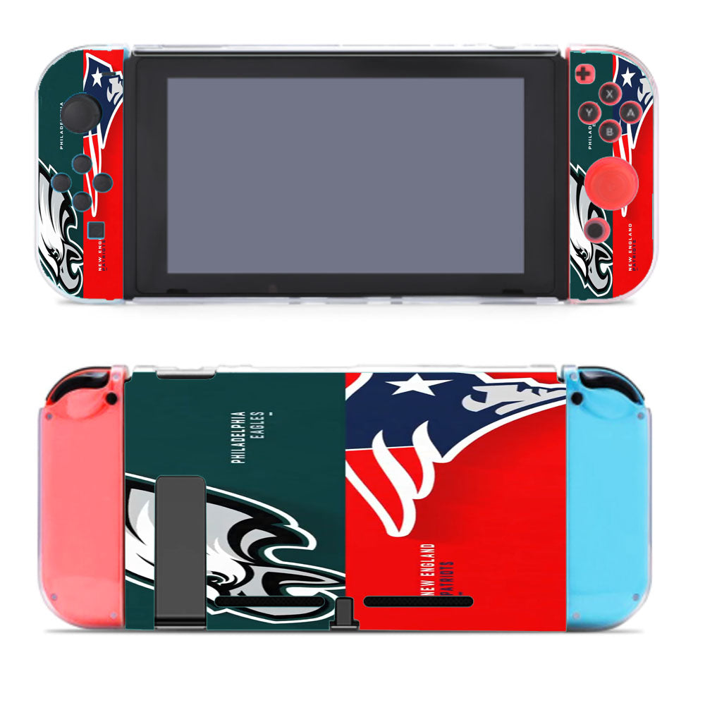 Philadelphia Eagles Vs New England Patriots Nintendo Switch Cover Case