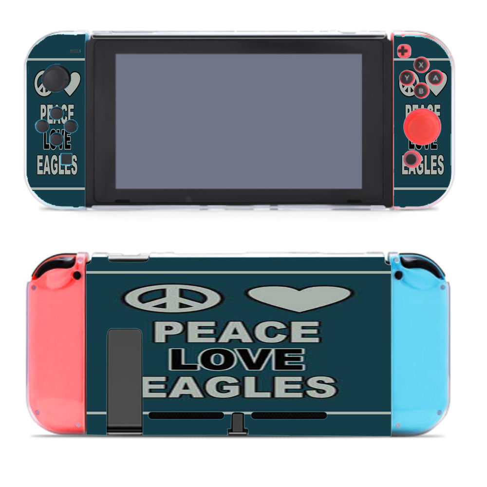 Philly Eagles Peace Love Nintendo Switch Cover Case