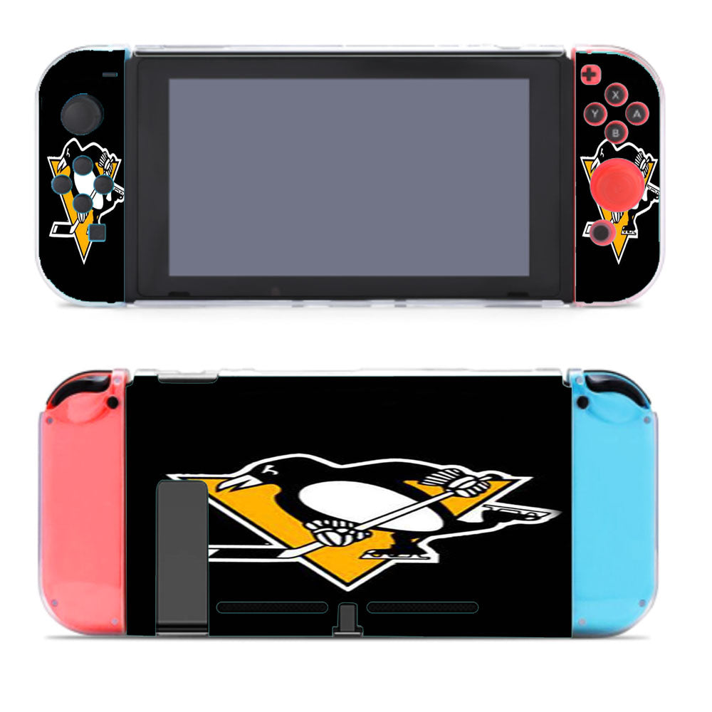 Pittsburgh Penguins Black Logo Nintendo Switch Cover Case