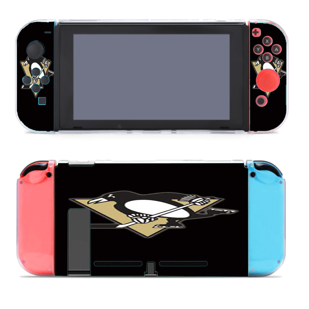 Pittsburgh Penguins Logo Basic Nintendo Switch Cover Case