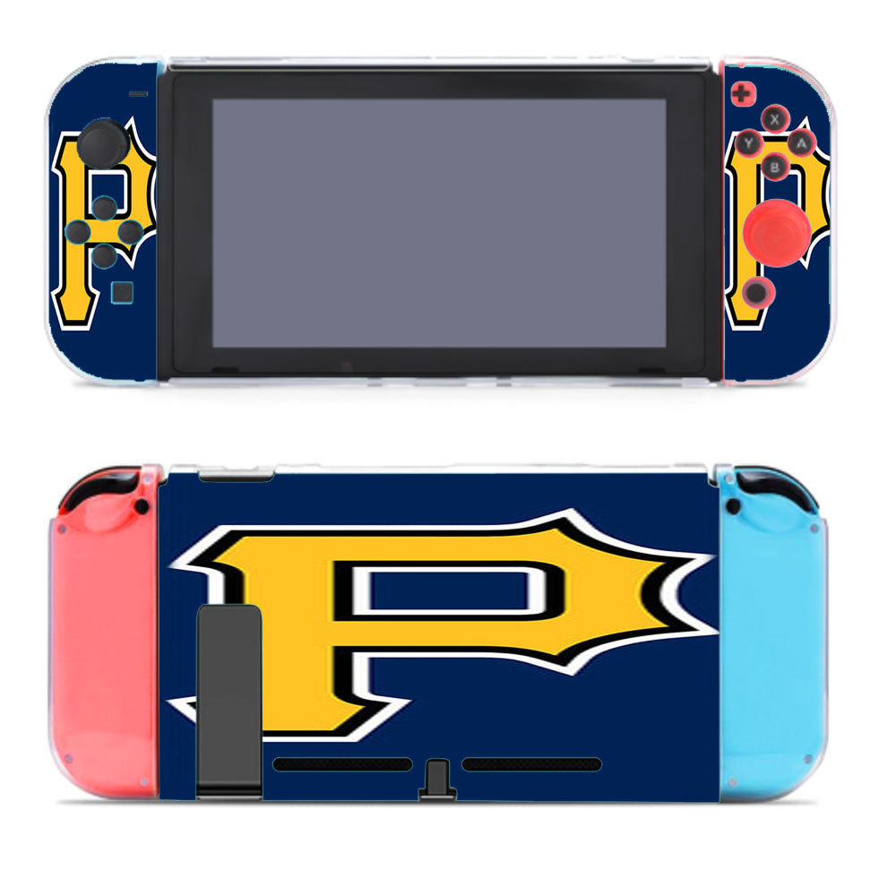 Pittsburgh Pirates Baseball Logo Blue Nintendo Switch Cover Case