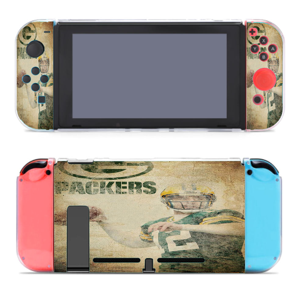 Placa Decorativa Nfl Packers Parede Nintendo Switch Cover Case