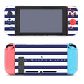 Polo Ralph Lauren Blue White Stripes Nintendo Switch Cover Case