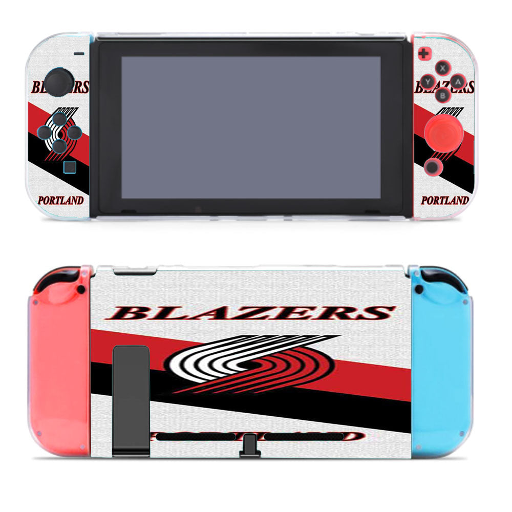 Portland Blazers Logo Stripe Nintendo Switch Cover Case
