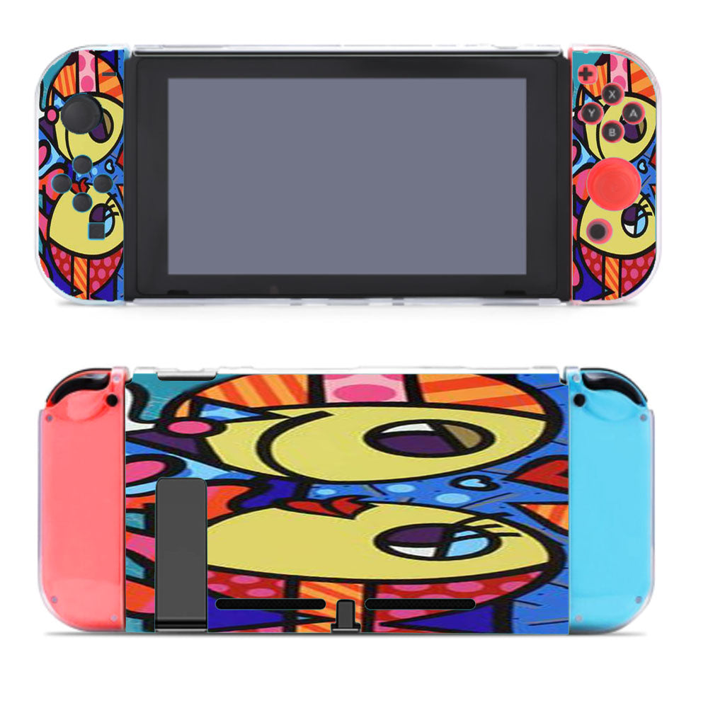 Romero Britto Fish Nintendo Switch Cover Case