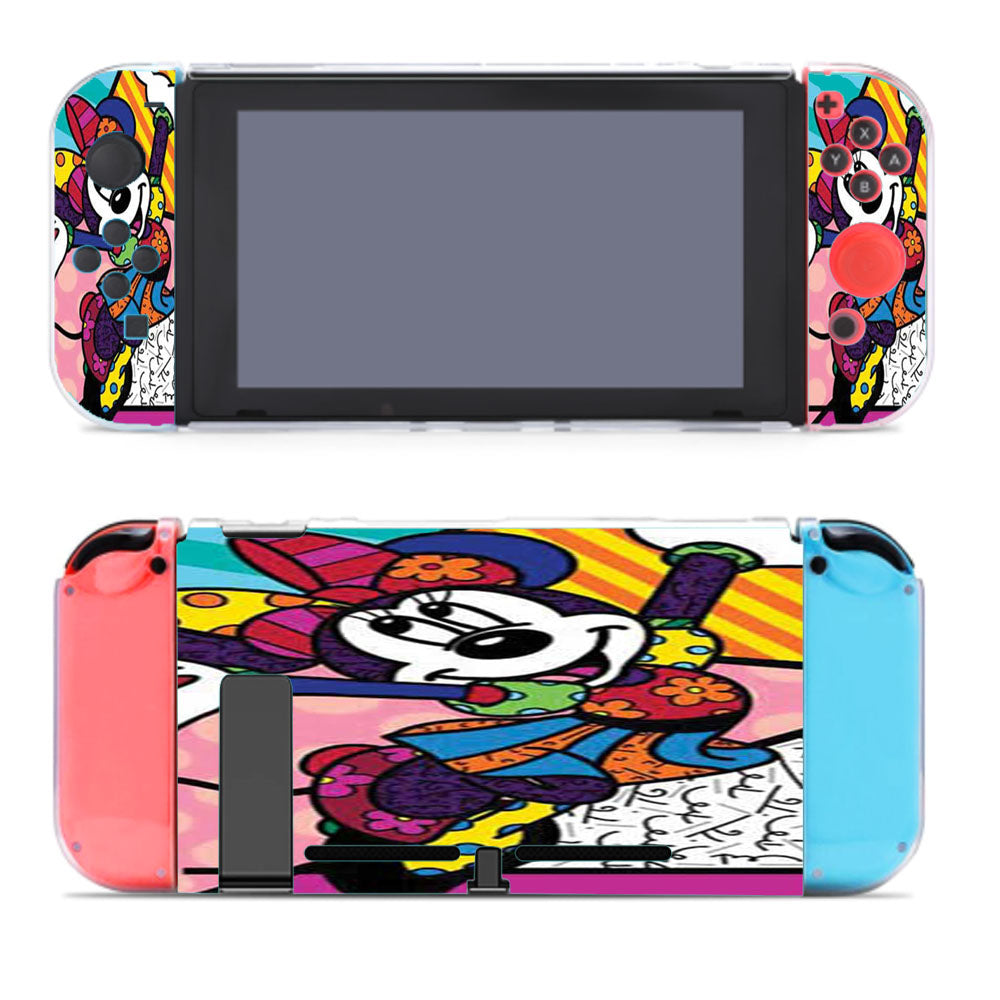 Romero Britto Minnie Mouse Nintendo Switch Cover Case