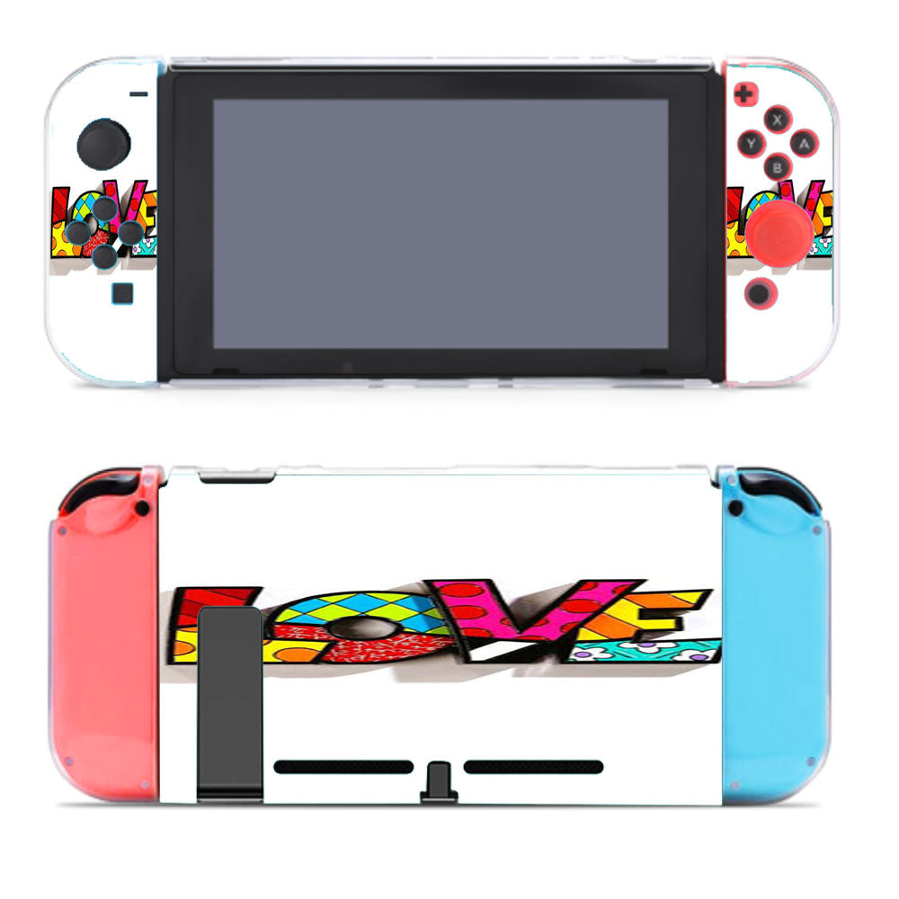 Romero Britto Pop Love Nintendo Switch Cover Case