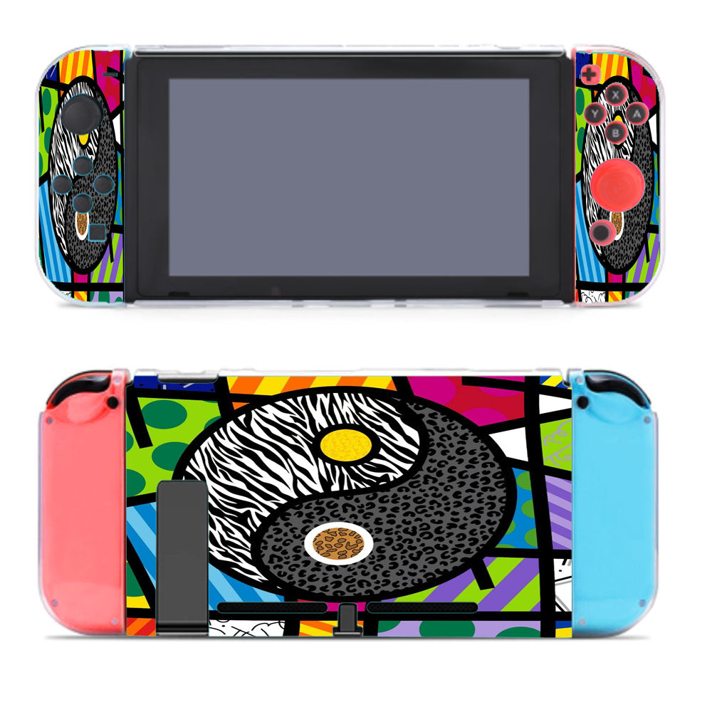 Romero Britto Yin Yang Wallpaper Nintendo Switch Cover Case