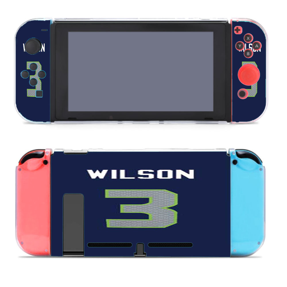 Russell Wilson Jersey Design Nintendo Switch Cover Case