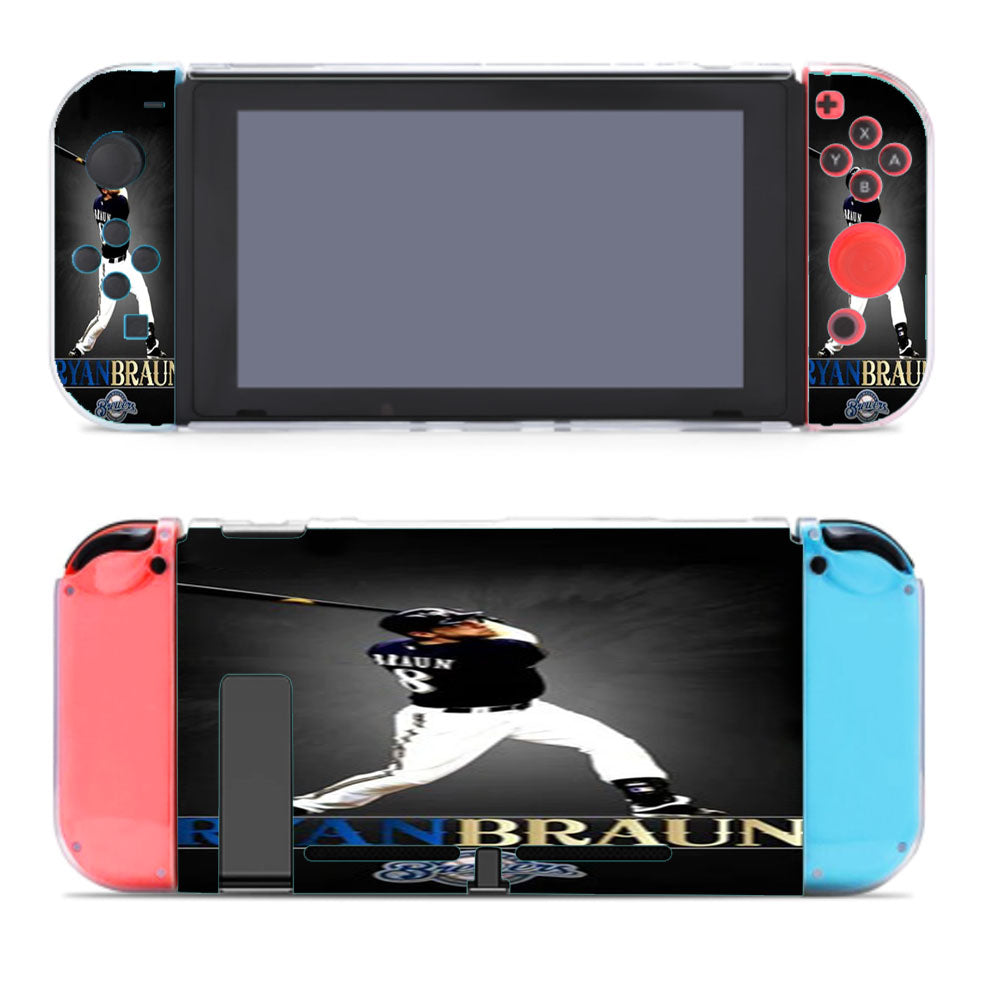 Ryan Braun Milwaukee Brwers Nintendo Switch Cover Case