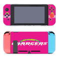 San Diego Chargers Pink Nintendo Switch Cover Case