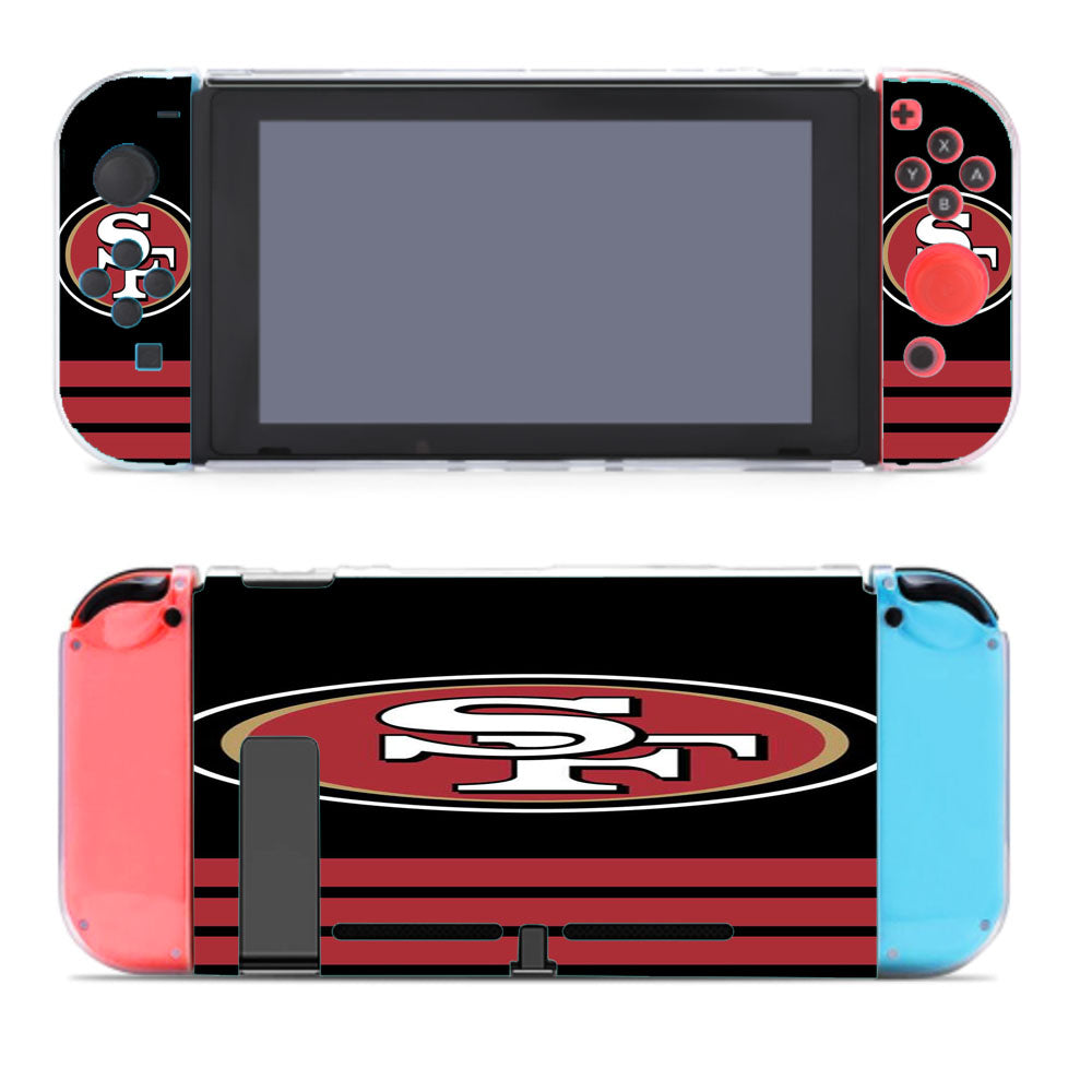 San Francisco 49Ers Red Stripe Nintendo Switch Cover Case