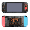 San Francisco Giants Logo Dark Wood Nintendo Switch Cover Case