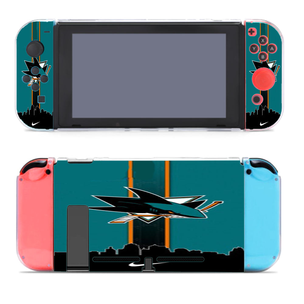 San Jose Sharks Logo Nintendo Switch Cover Case