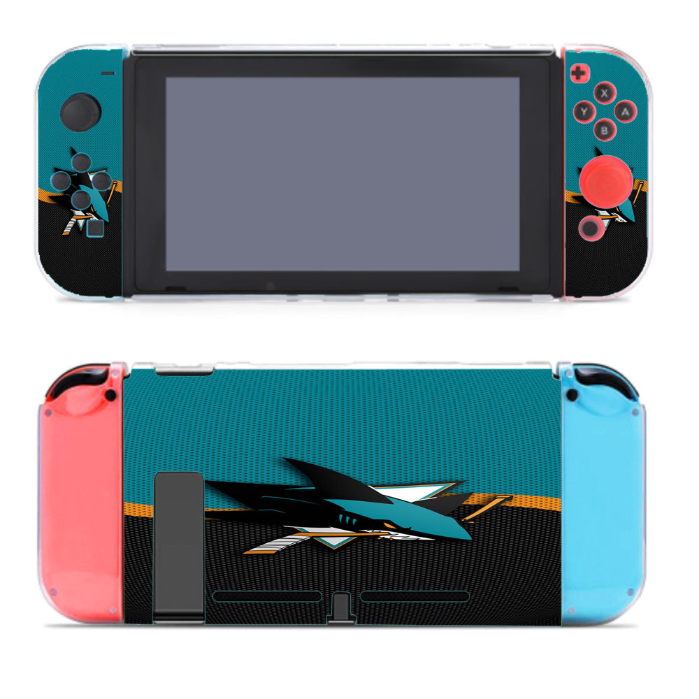 San Jose Sharks Logo Jersey Nintendo Switch Cover Case