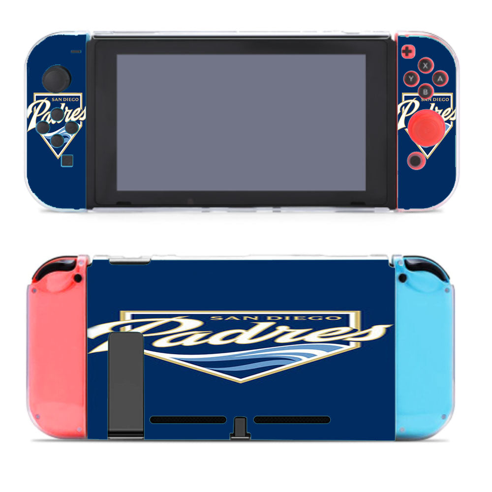 Sandiego Padres Baseball Logo Blue Nintendo Switch Cover Case