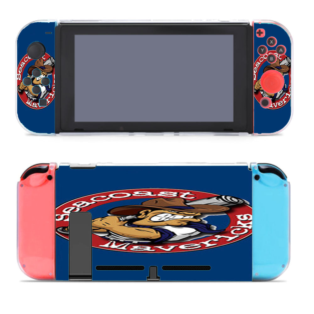 Seacoast Mavericks Baseball Logo Nintendo Switch Cover Case