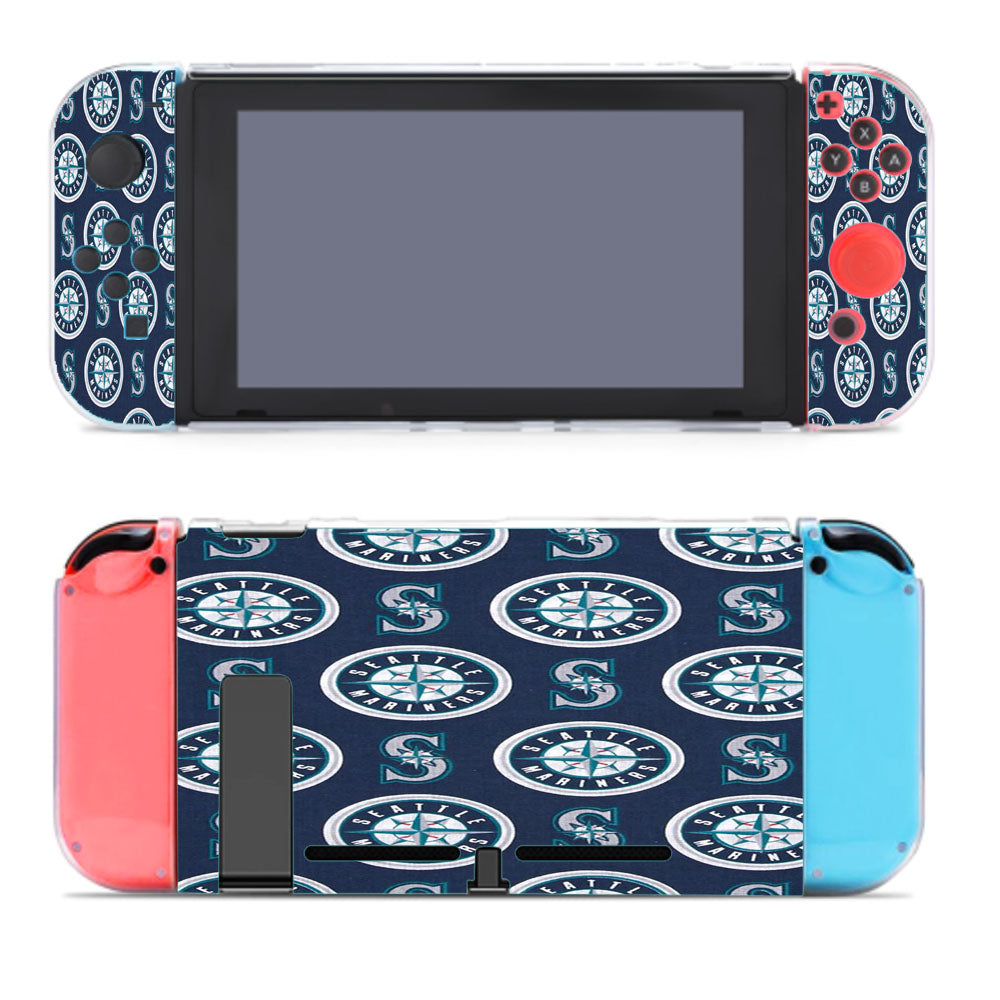 Seattle Mariners Pattern Nintendo Switch Cover Case
