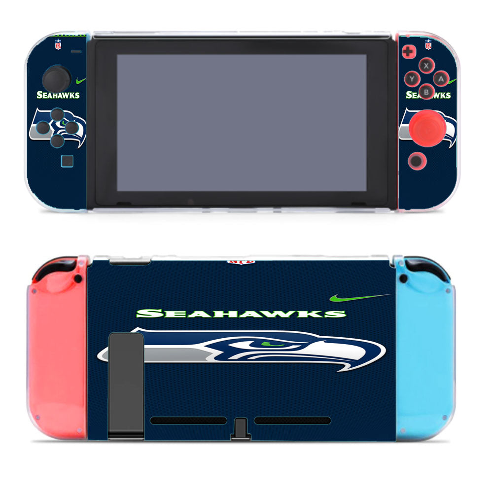 Seattle Seahawks Fiber Blue Nfl Pictures Nintendo Switch Cover Case