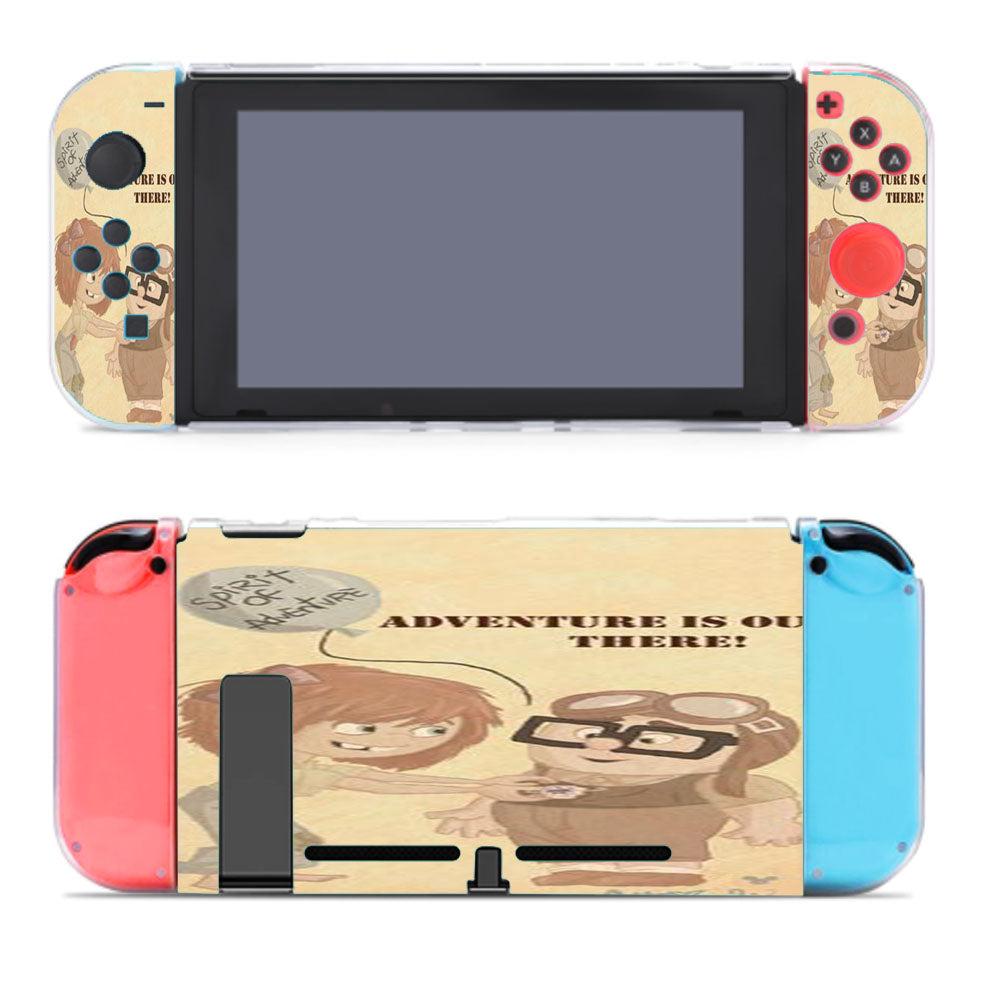 Adventure Is Out There With Charlie And Ellie Nintendo Switch Cover Case