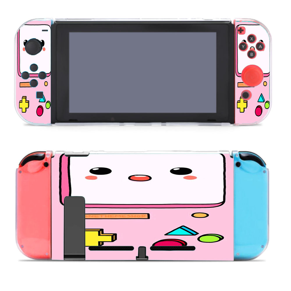 Adventure Time Bmo Pink Nintendo Switch Cover Case