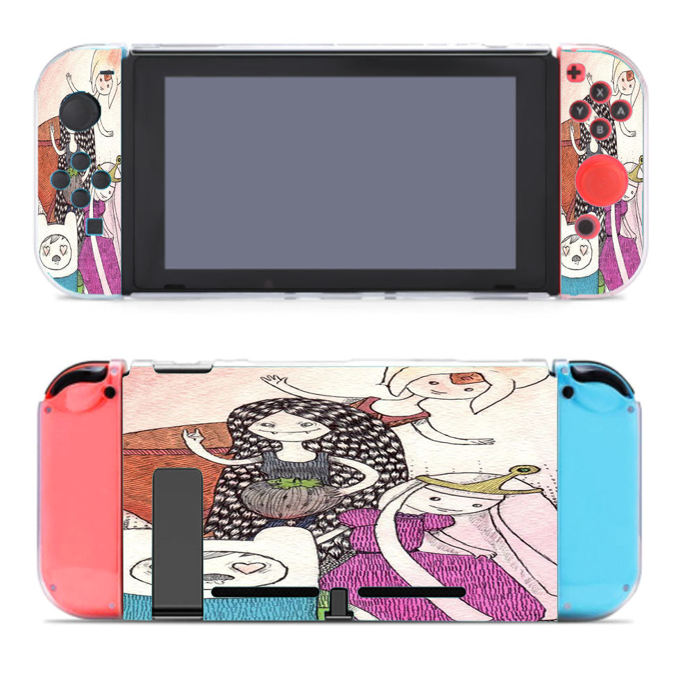 Adventure Time Drawing Nintendo Switch Cover Case