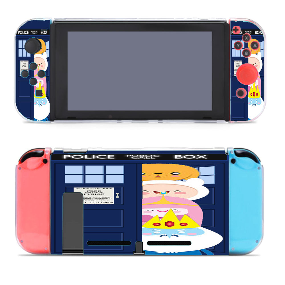 Adventurre Time Character Dr Who Tardis Nintendo Switch Cover Case