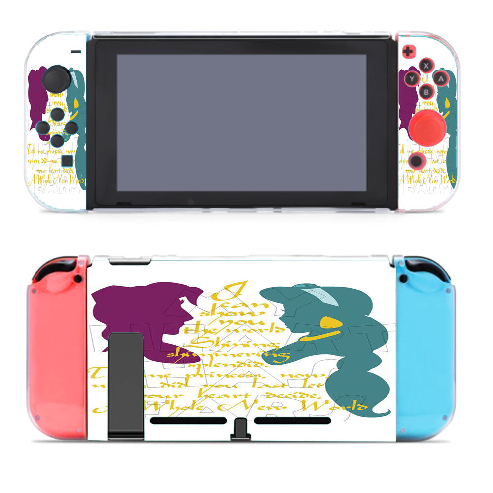 Aladdin And Jasmine Love Quotes Nintendo Switch Cover Case