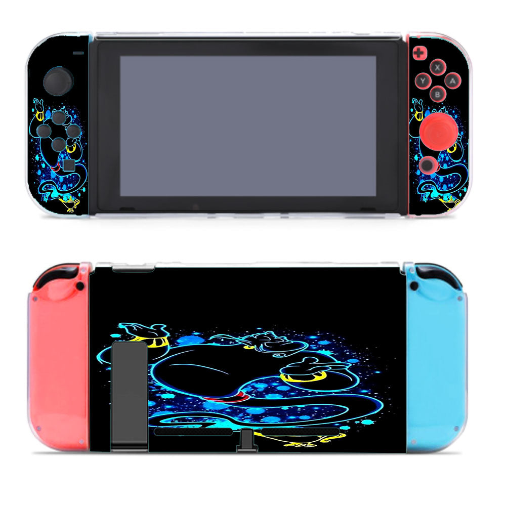 Aladdin Genie Silhouette Color Nintendo Switch Cover Case