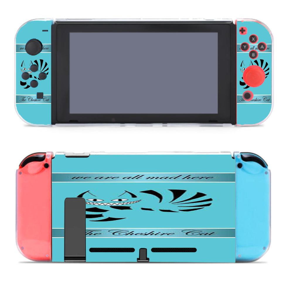 Alice In Winderland Cheshire Cat Negative Nintendo Switch Cover Case