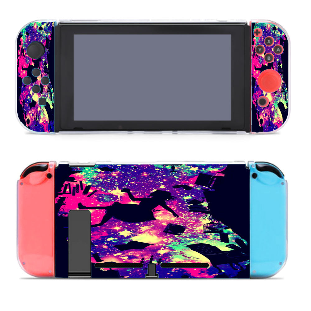 Alice In Wonderland Galaxy Wallpaper Nintendo Switch Cover Case
