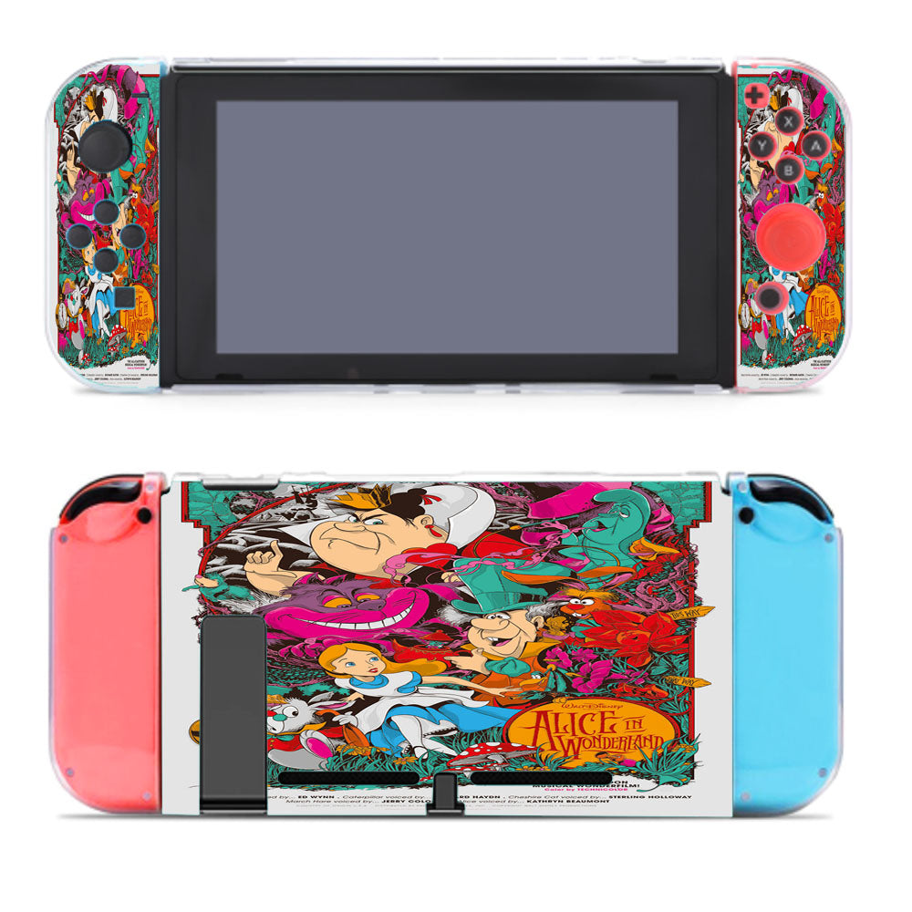 Alice In Wonderland Illustration Nintendo Switch Cover Case