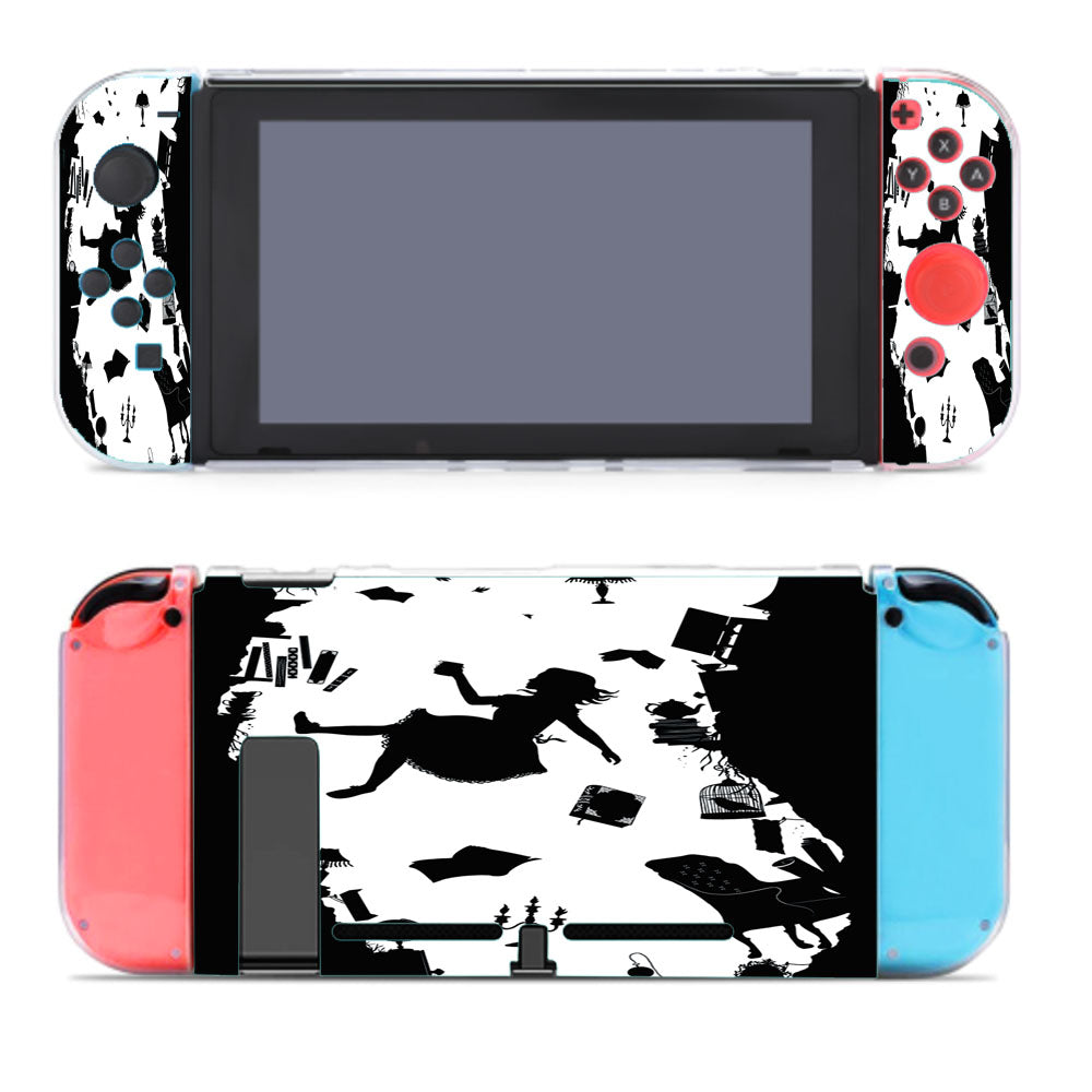 Alice In Wonderland Silhouette Nintendo Switch Cover Case