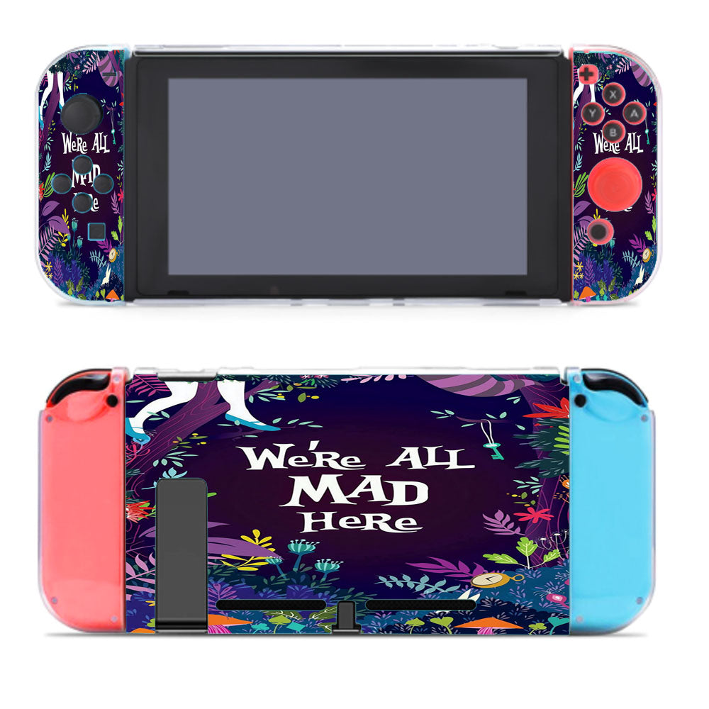 Alice Quotes Purple Nintendo Switch Cover Case