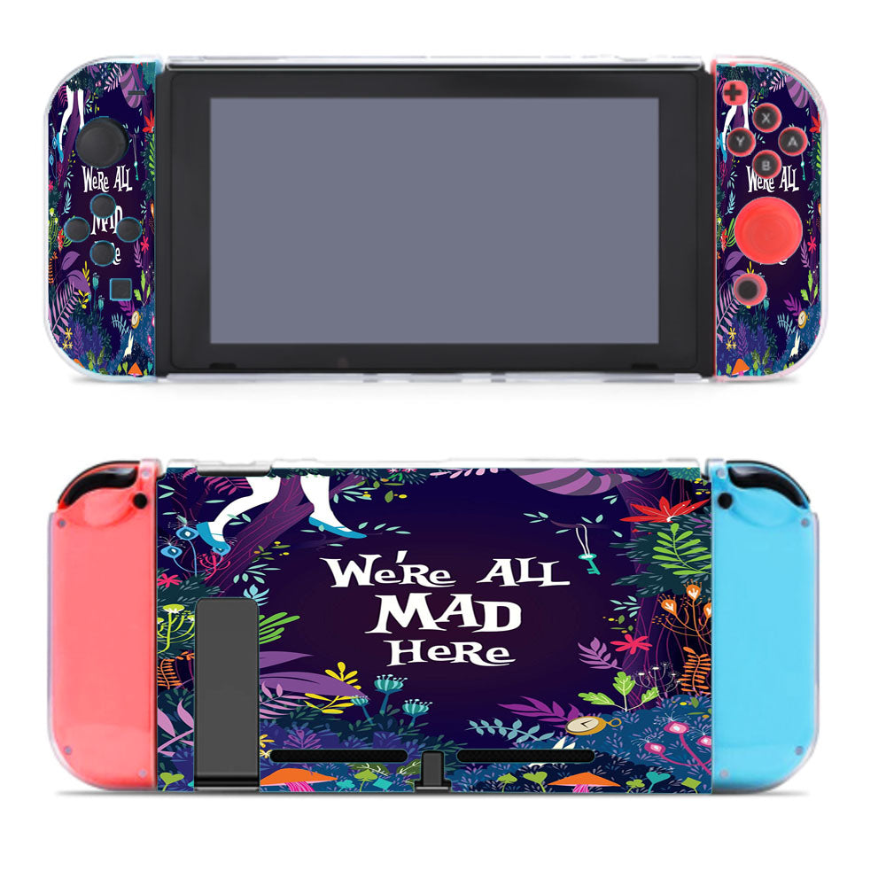 Alice We'Re All Mad Here Nintendo Switch Cover Case