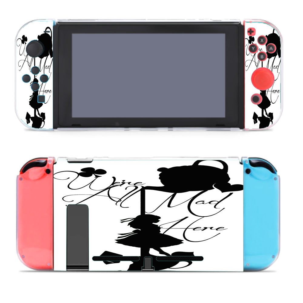 Alices Adventures In Wonderland Vector Siluet Nintendo Switch Cover Case