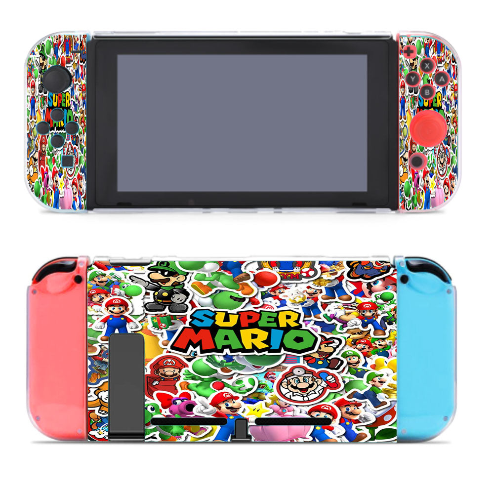 All Mario World Kart Creature Characters Sticker Wallpaper Nintendo Switch Cover Case