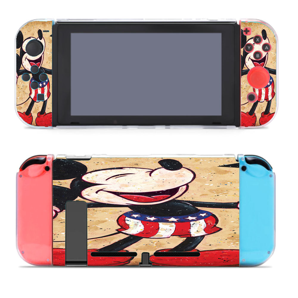 American Vintage Mickey Mouse Nintendo Switch Cover Case