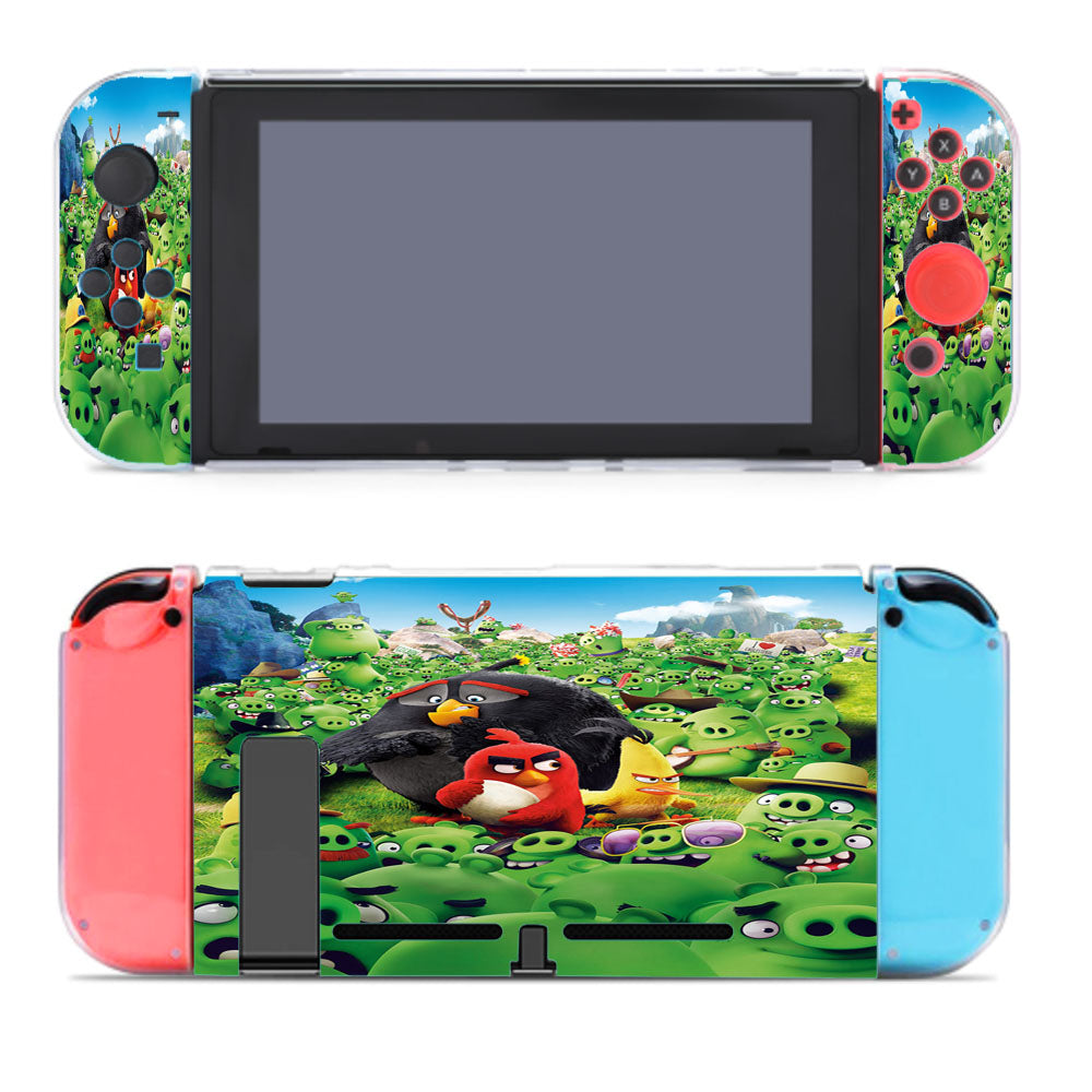 Angry Birds And Pigs Poster Nintendo Switch Cover Case
