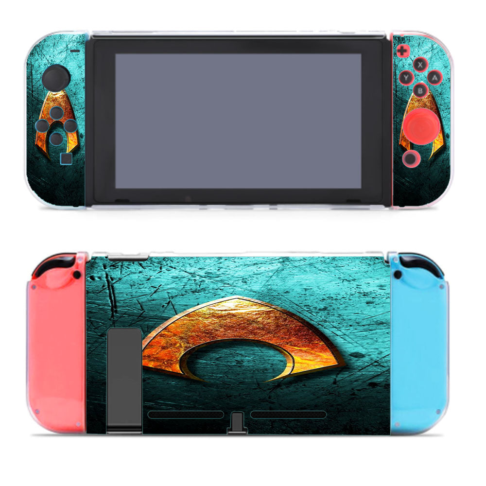 Aquaman Logo Comic Dc Nintendo Switch Cover Case