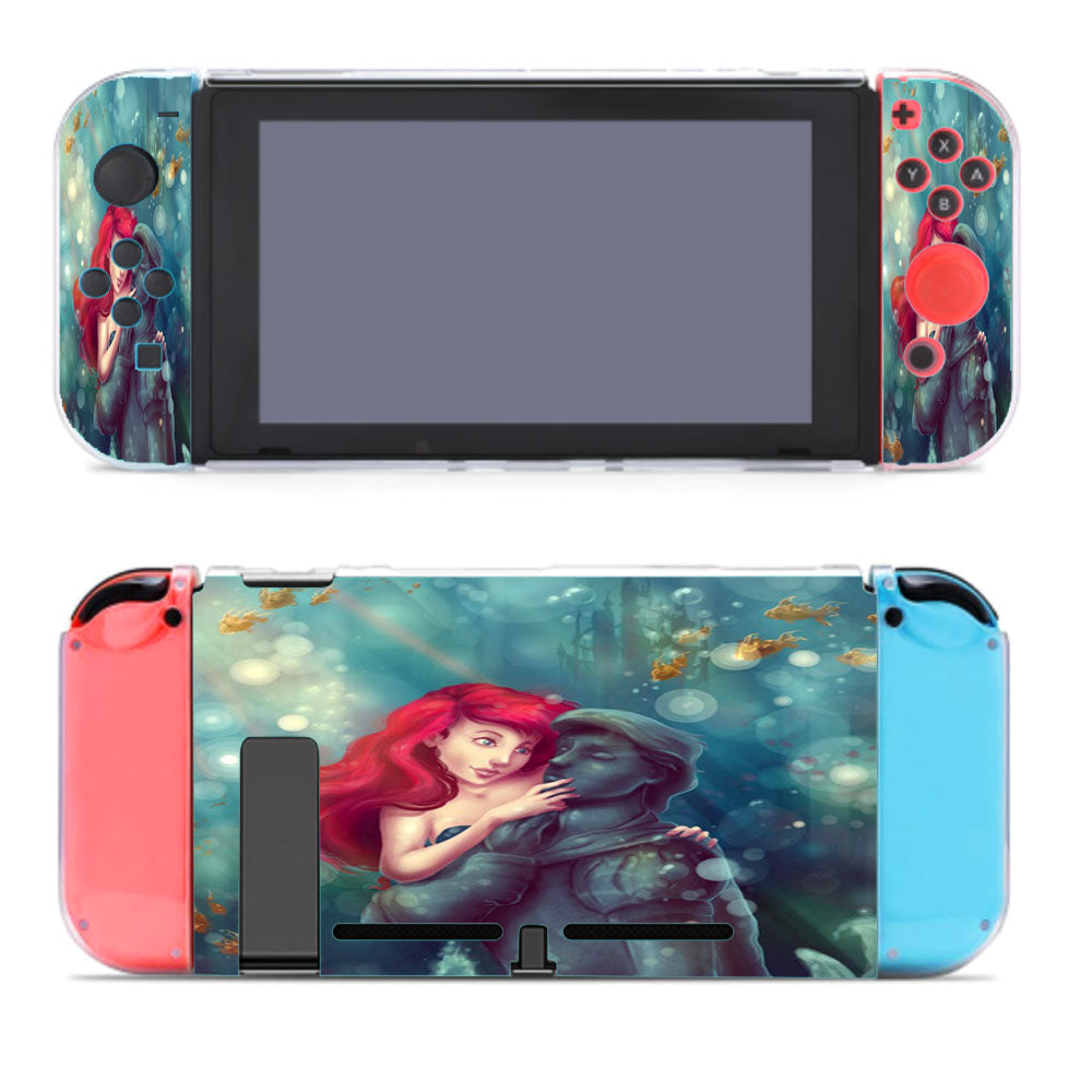 Ariel Hug The Eric Statue Nintendo Switch Cover Case