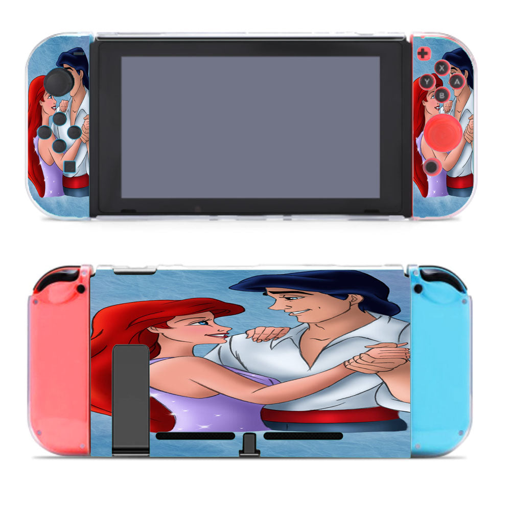 Ariel Little Mermaid Love Eric Nintendo Switch Cover Case